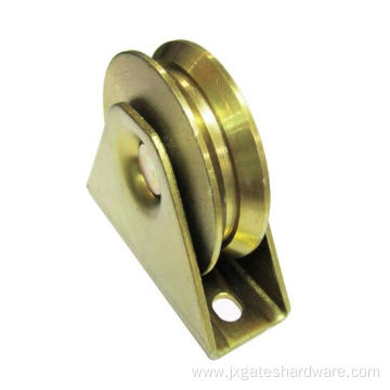 U/V/Y groove sliding gate wheel with exterior bracket